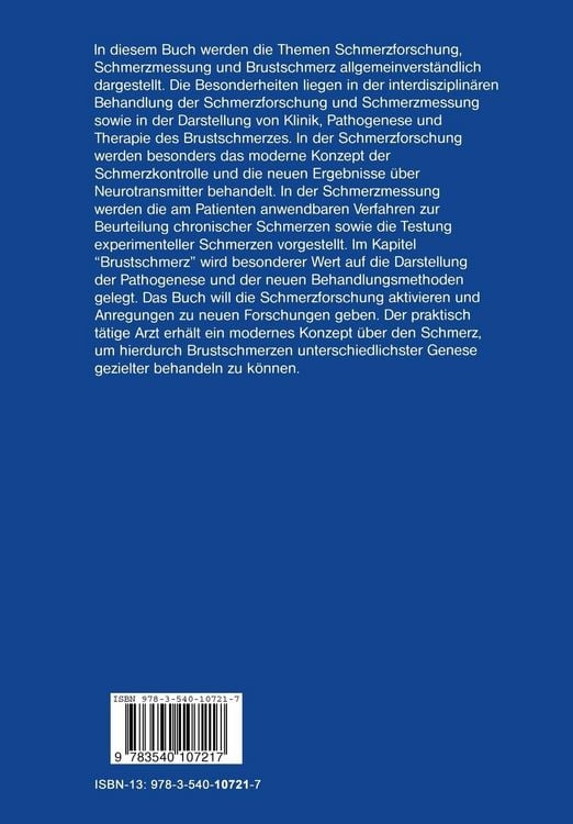 Produktbild: Schmerzforschung Schmerzmessung Brustschmerz