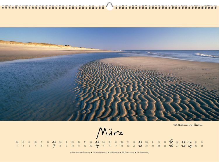 Produktbild: Sylt-die Insel 2027 Panoramakalender