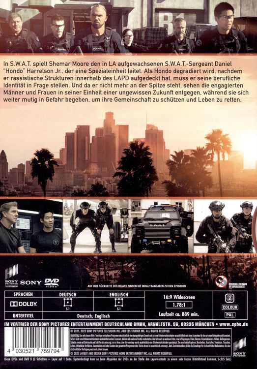 Produktbild: S.W.A.T. - Die komplette f&uuml;nfte Season [6 DVDs]
