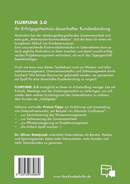 Produktbild: Flurfunk 3.0 - Ihr Erfolgsgeheimnis dauerhafter Kundenbindung