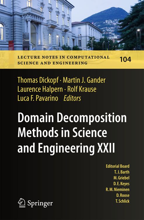 Produktbild: Domain Decomposition Methods in Science and Engineering XXII
