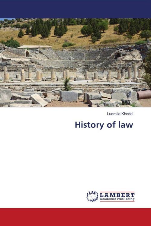 Produktbild: History of law