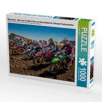 Produktbild: CALVENDO Puzzle Motocross - Start zum Gro&szlig;en Preis von Deutschland im Talkessel Teutschenthal | 1000 Teile Lege-Gr&ouml;&szlig;e 64x48cm Foto-Puzzle f&uuml;r gl&uuml;cklic