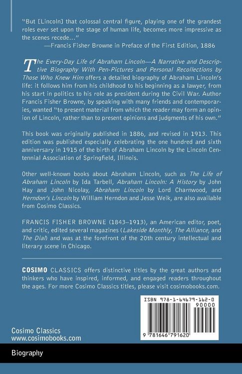 Produktbild: The Every-Day Life of Abraham Lincoln