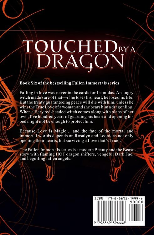 Produktbild: Touched by a Dragon (Fallen Immortals 6)