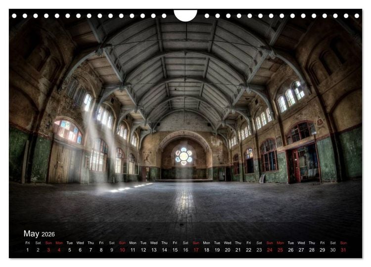 Produktbild: Lost Places HDR Beelitz II (Wall Calendar 2026 DIN A4 landscape), CALVENDO 12 Month Wall Calendar