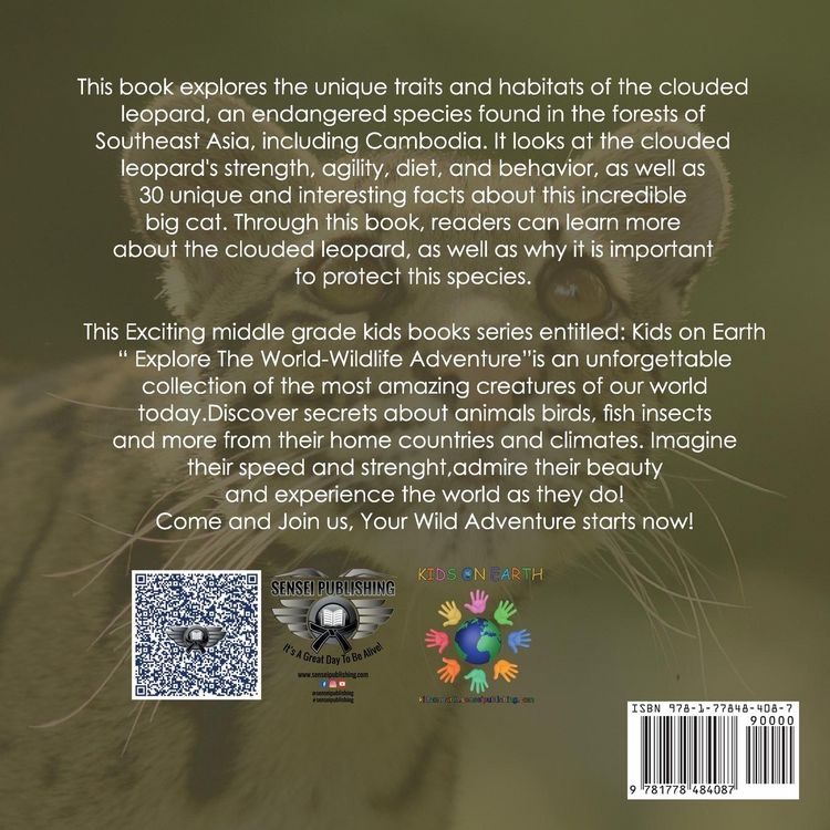 Produktbild: KIDS ON EARTH Wildlife Adventures - Explore The World - Clouded Leopard-Cambodia