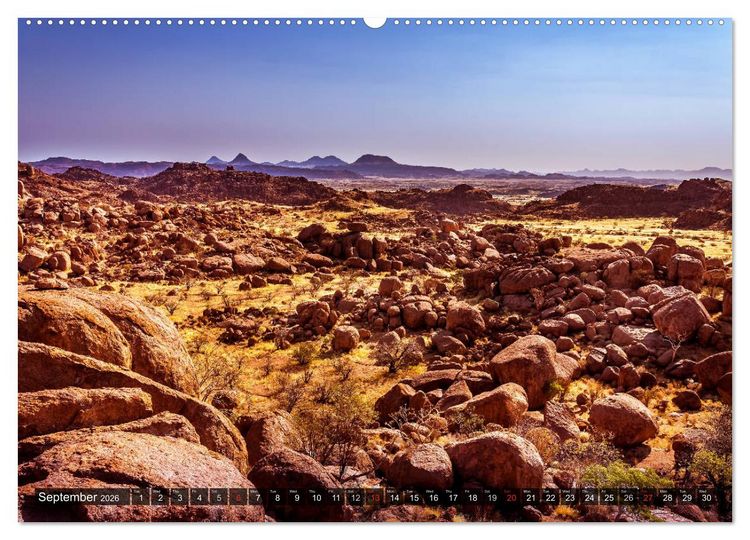 Produktbild: Namibia - Colours and Light (High Quality Premium Wall Calendar 2026 DIN A2 landscape),CALVENDO 12 Month Wall Calendar
