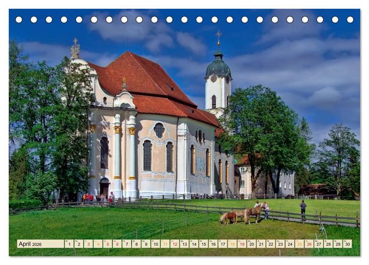 Produktbild: Deutsche Alpen, eine Reise von Lindau am Bodensee bis Berchtesgaden (Tischkalender 2026 DIN A5 quer), CALVENDO Monatskalender