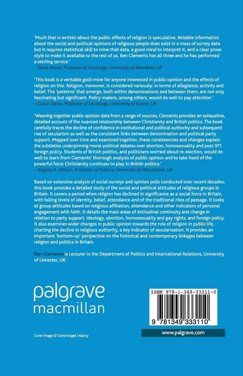 Produktbild: Religion and Public Opinion in Britain