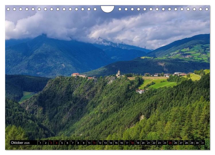 Produktbild: Pustertal - Das gr&uuml;ne Tal S&uuml;dtirols (Wandkalender 2026 DIN A4 quer), CALVENDO Monatskalender