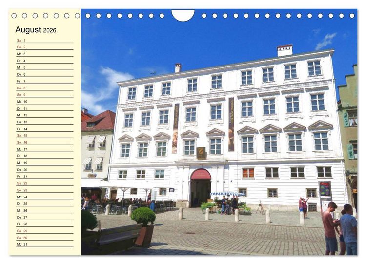 Produktbild: Landshut erleben (Wandkalender 2026 DIN A4 quer), CALVENDO Monatskalender
