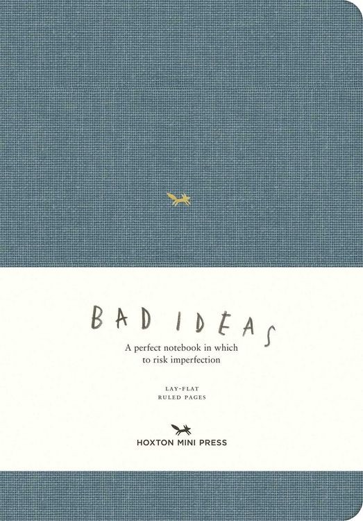 Produktbild: A Notebook for Bad Ideas (Large / Blue / Lined)