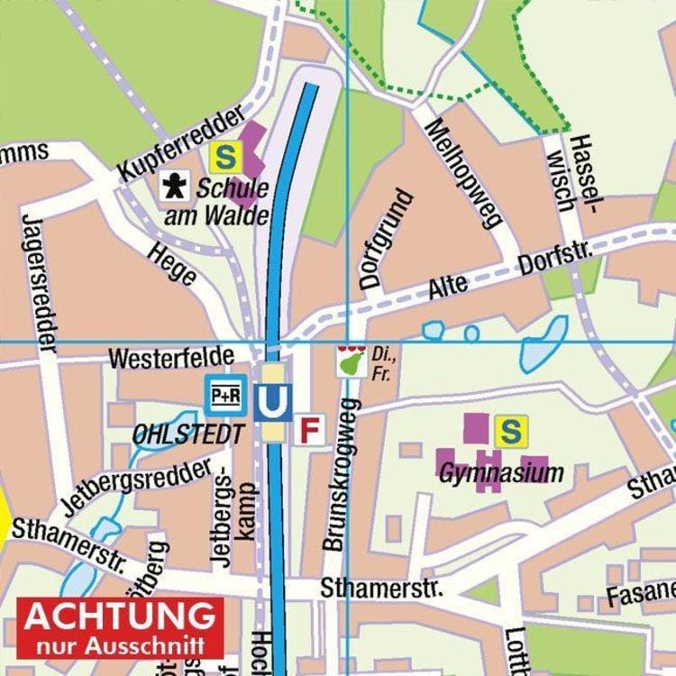 Produktbild: HARTMANN-PLAN Hamburg-Waldd&ouml;rfer und Duvenstedter Brook, 1:20.000 Stadtplan