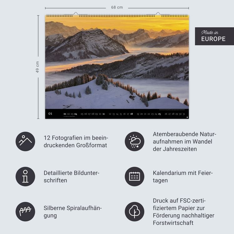 Produktbild: Landscapes Edition Kalender 2026