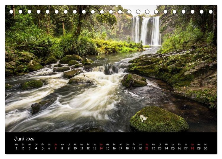 Produktbild: Sehnsucht nach Neuseeland (Tischkalender 2026 DIN A5 quer), CALVENDO Monatskalender