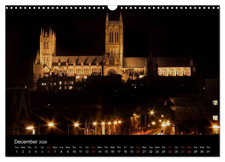 Produktbild: Anglican Cathedrals (Wall Calendar 2026 DIN A3 landscape), CALVENDO 12 Month Wall Calendar
