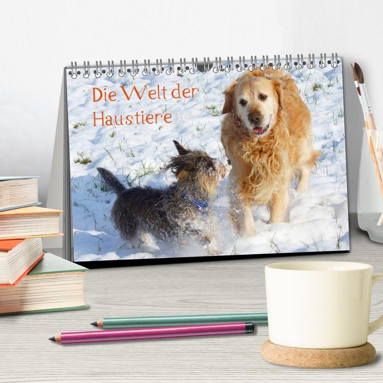 Produktbild: Die Welt der Haustiere (Tischkalender 2027 DIN A5 quer), CALVENDO Monatskalender