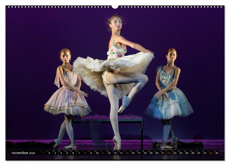 Produktbild: Vaganova, ballet imp&eacute;rial (Calendrier mural 2026 DIN A2 vertical) calendrier de bureau