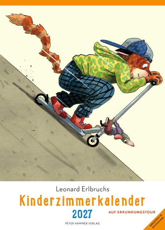 Produktbild: Leonard Erlbruchs Kinderzimmerkalender 2027