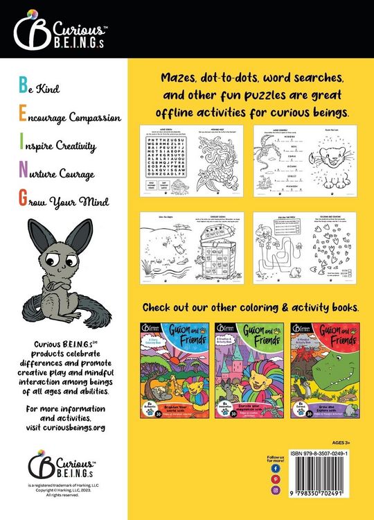 Produktbild: Practice the Art of Play with Guion & Friends! Coloring & Activity Book