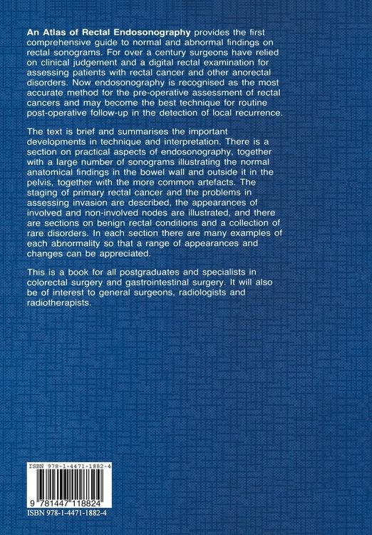 Produktbild: An Atlas of Rectal Endosonography