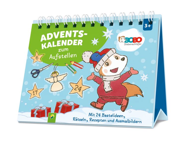 Produktbild: Bobo Siebenschl&auml;fer Adventskalender zum Aufstellen