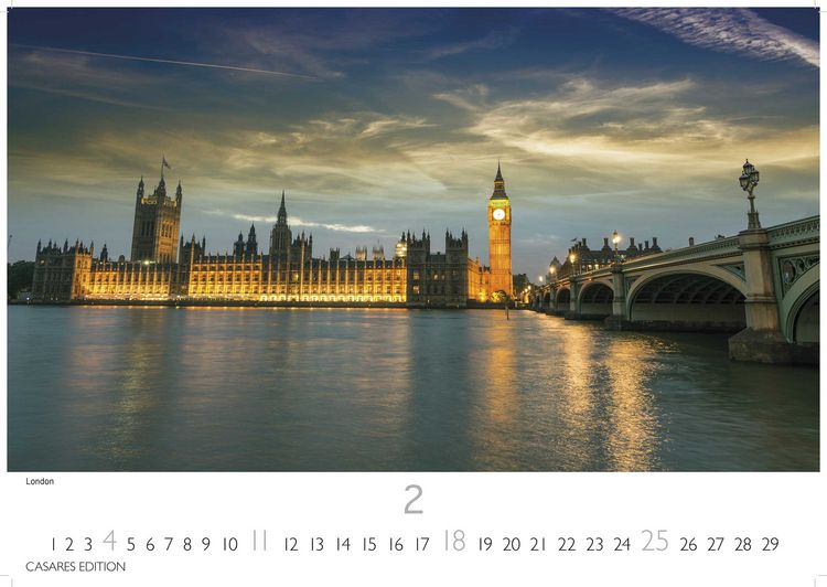 Produktbild: World Capitals 2024 S 24x35cm