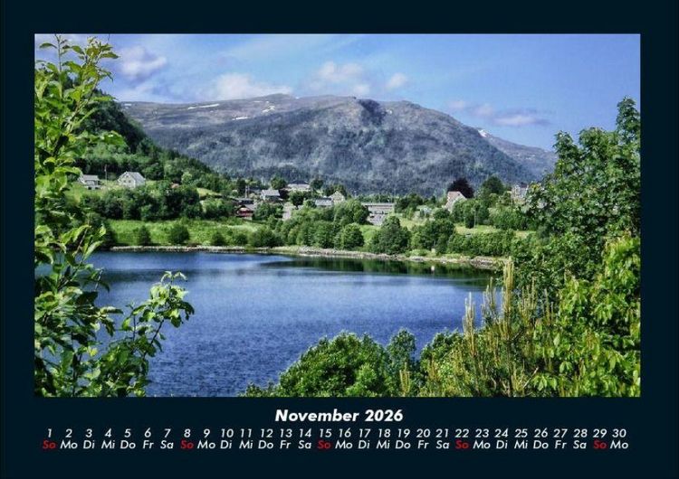 Produktbild: Bergige Welten 2026 Fotokalender DIN A4