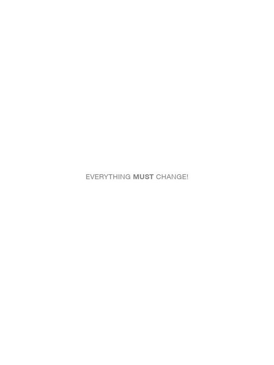 Produktbild: Everything Must Change!