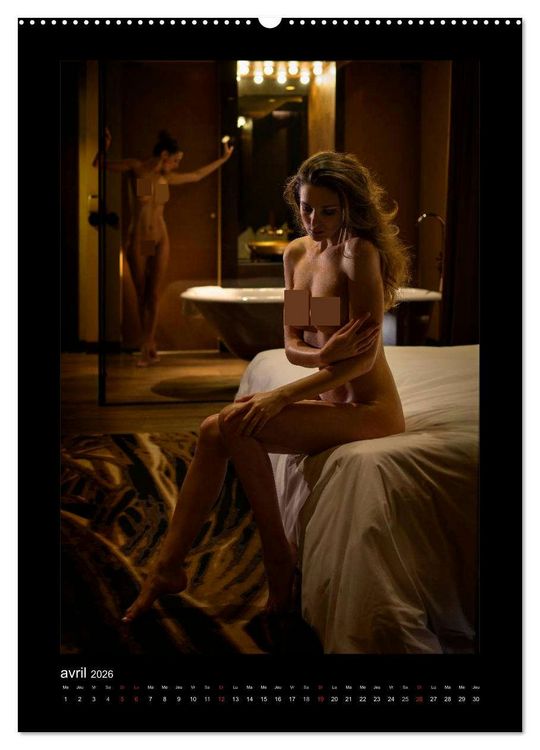 Produktbild: Une nuit &agrave; l'h&ocirc;tel (Calendrier mural 2026 DIN A2 horizontal) calendrier de bureau
