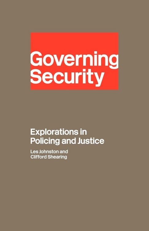 Produktbild: Governing Security