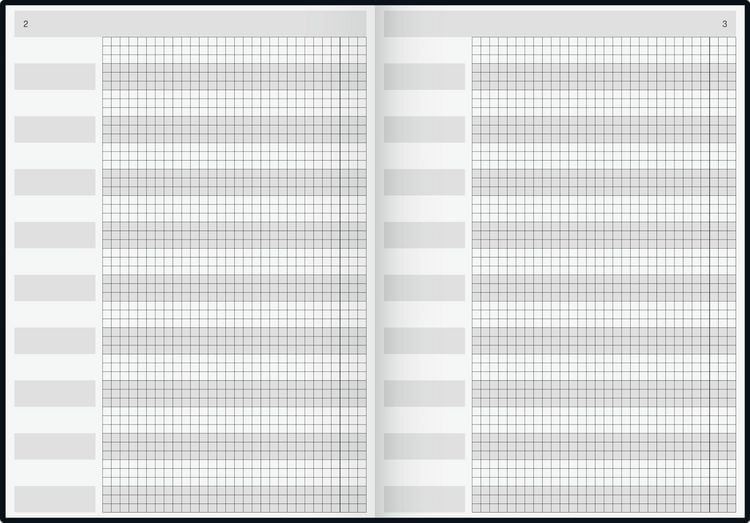 Produktbild: BRUNNEN 1072440907 Buchkalender Premium TimeCenter Mod. 724 2027 A4, Kunststoff, schwarz