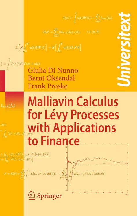 Produktbild: Malliavin Calculus for L&eacute;vy Processes with Applications to Finance
