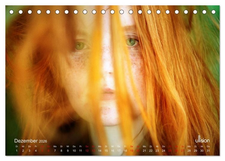 Produktbild: REDHEADS - Portrait aus dem Paradies (Tischkalender 2026 DIN A5 quer), CALVENDO Monatskalender