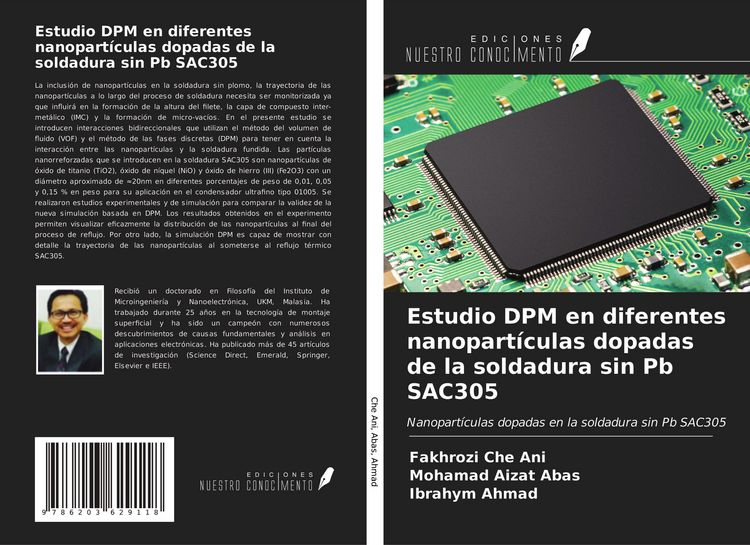 Produktbild: Estudio DPM en diferentes nanopart&iacute;culas dopadas de la soldadura sin Pb SAC305