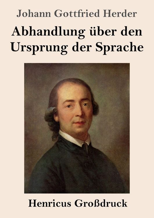 Produktbild: Abhandlung &uuml;ber den Ursprung der Sprache (Gro&szlig;druck)