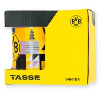 Produktbild: BVB Borussia Dortmund 25660300 - Weihnachtstasse