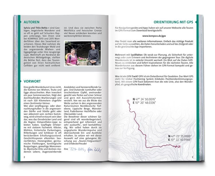 Produktbild: KOMPASS Wanderf&uuml;hrer Naturpark Teutoburger Wald mit Wiehen- und Eggegebirge, 55 Touren