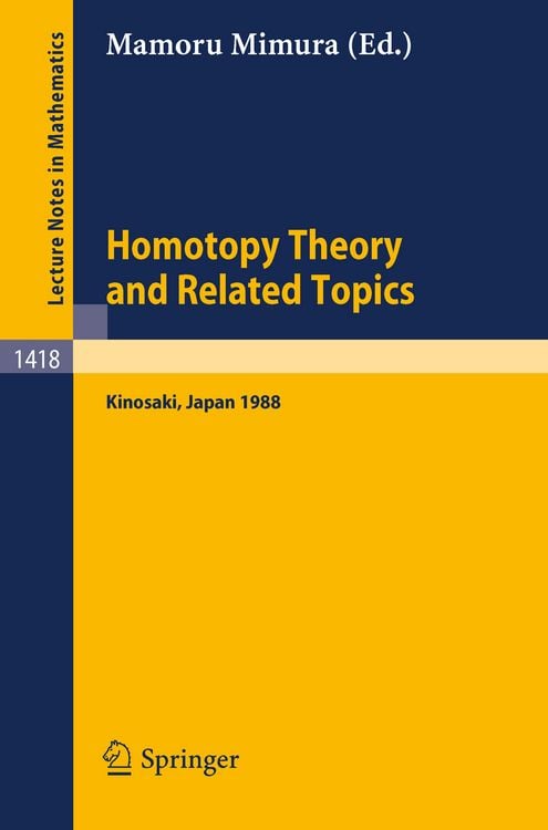 Produktbild: Homotopy Theory and Related Topics