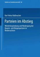 Produktbild: Parteien im Abstieg