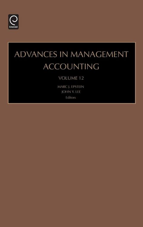 Produktbild: Advances in Management Accounting