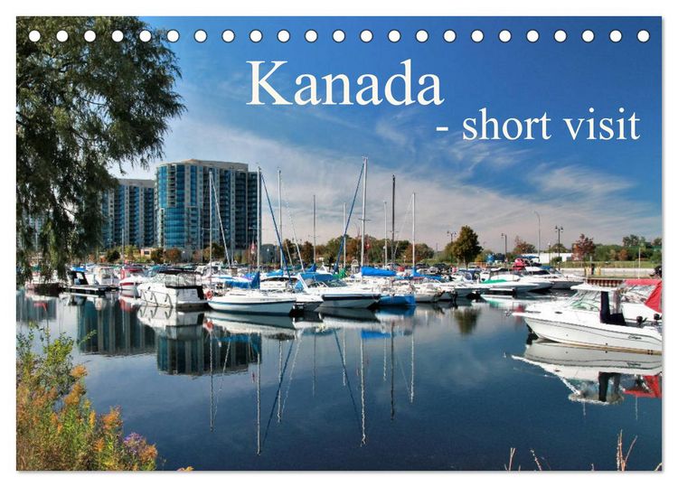 Produktbild: Kanada - short visit (Tischkalender 2026 DIN A5 quer), CALVENDO Monatskalender