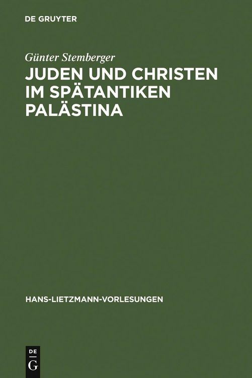 Produktbild: Juden und Christen im sp&auml;tantiken Pal&auml;stina