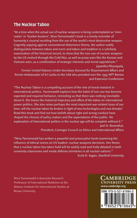 Produktbild: The Nuclear Taboo
