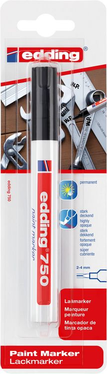 Produktbild: Edding Lackmarker 750 schwarz