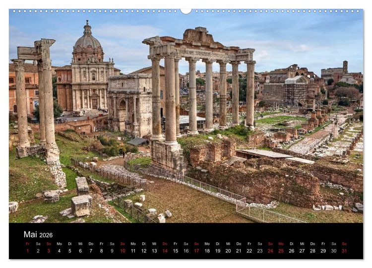 Produktbild: Rom (Wandkalender 2026 DIN A2 quer), CALVENDO Monatskalender