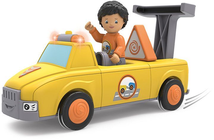 Produktbild: SIKU 0123 - Toddys Chris Carry, Abschleppwagen mit Figur, Click&Play