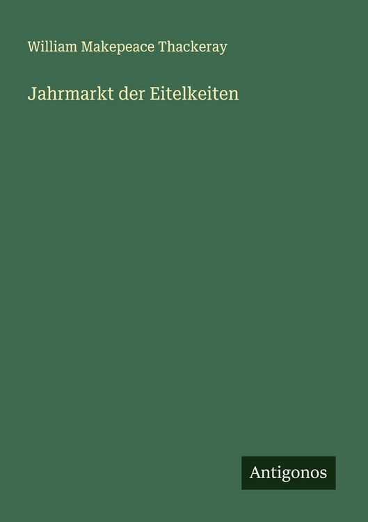 Produktbild: Jahrmarkt der Eitelkeiten