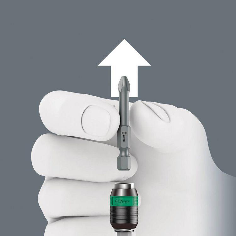 Produktbild: Wera Kompakt Turbo Imperial 1 05057483001 Bit-Set 19teilig 1/4\" (6.3 mm) inkl. Bithalter-Schraubendreher, inkl. Drehmoment-Adapter